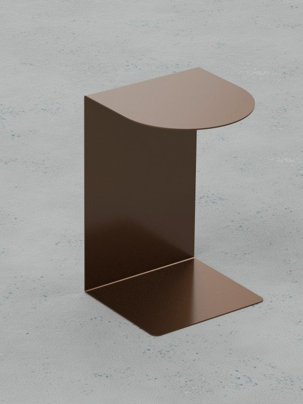 Producto - Mesa C - mesa de arrime metálica de apoyo - 1