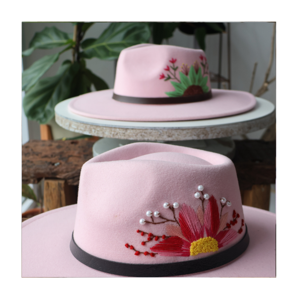 Producto - Sombrero Paño Bordado - 6