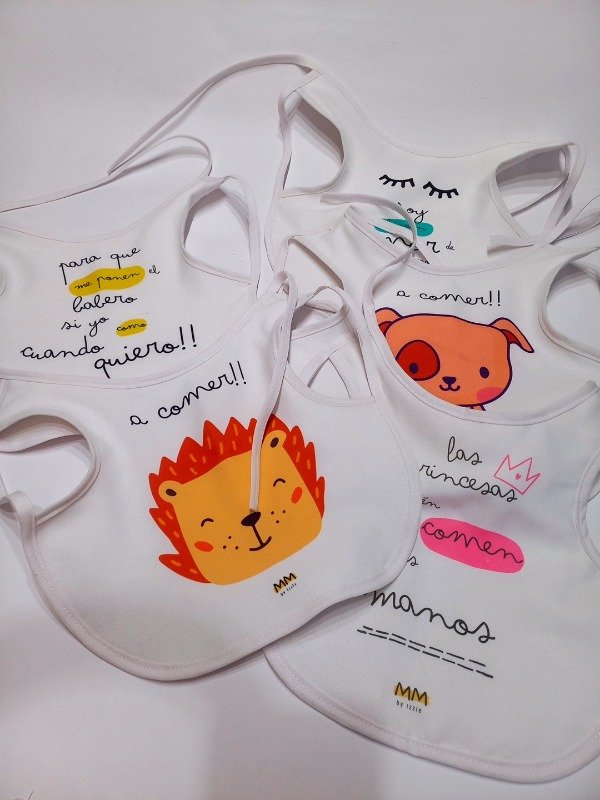 Producto - Babero para comer "Perrito - A comer!" - 1