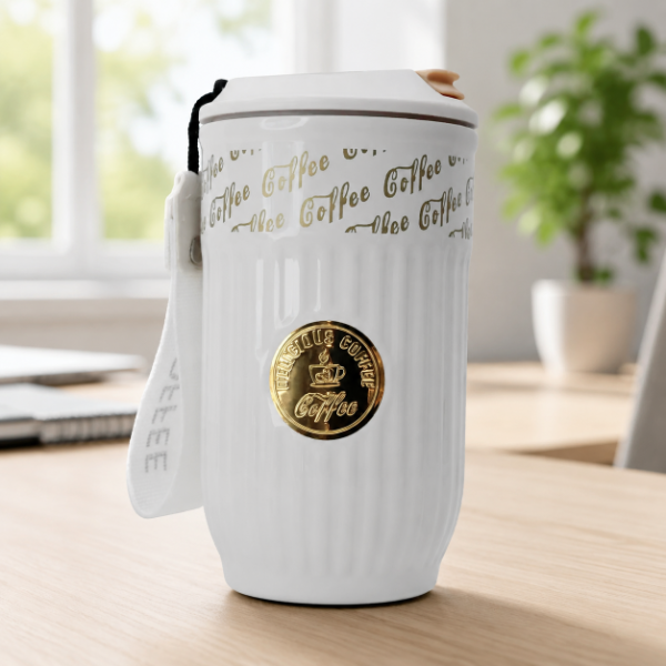 Producto - VASO COFFEE TERMICO DE ACERO  PARA BEBIDAS CALIENTES Y FRIAS 420ML - 3