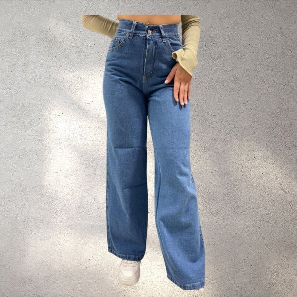 Producto - Jean wide leg blue