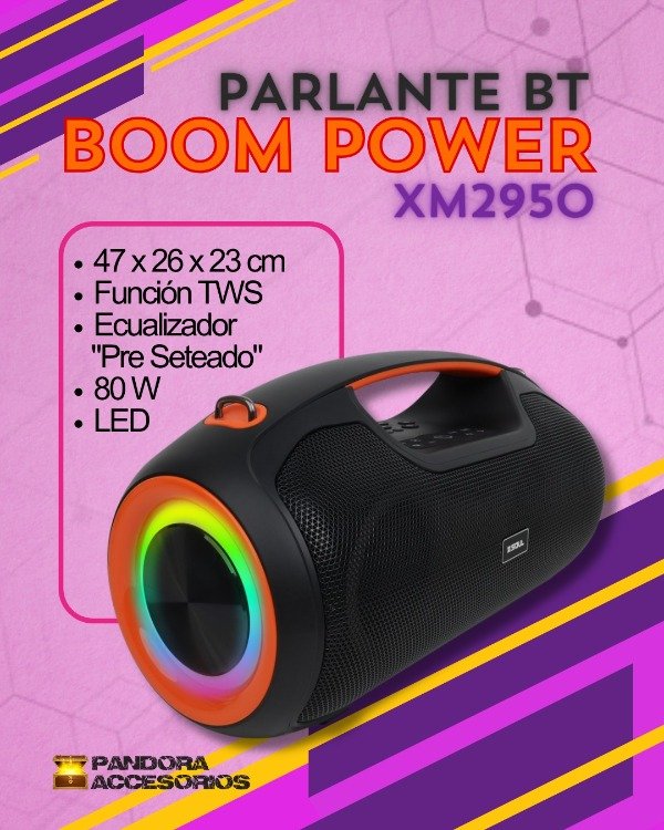 Producto - Parlante BT Boom Power XM2950 80W - 0