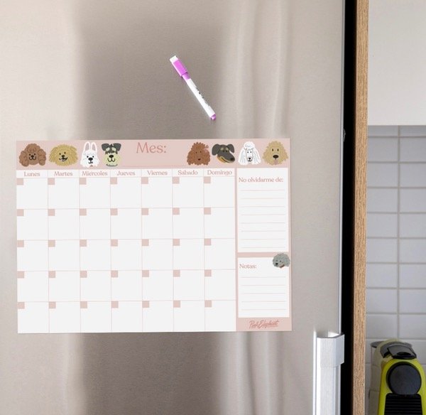 Producto - Planner mensual perritos