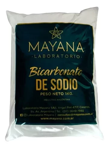 Producto - BICARBONATO DE SODIO MAYANA - 1 kilo- apto consumo - sin tacc