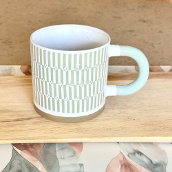 Producto - Taza Rectángulos Verdes RECVE