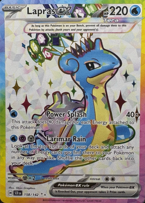 Producto - Lapras ex - 158/142 - Stellar Crown - Holo