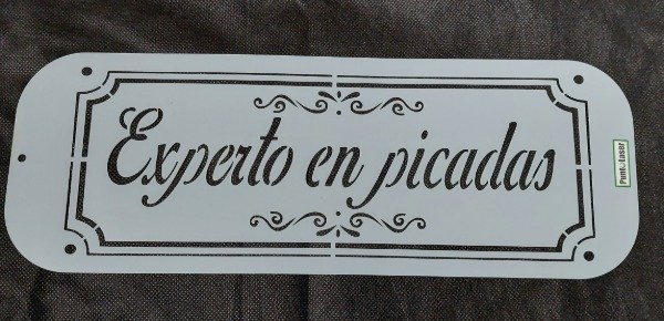 Producto - Stencil Dia del Padre - 40 x 15 cm - experto en picadas