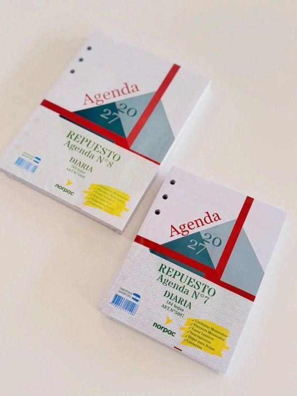 Producto - Repuesto Agenda Norpac N7 Semanal 907 - 1
