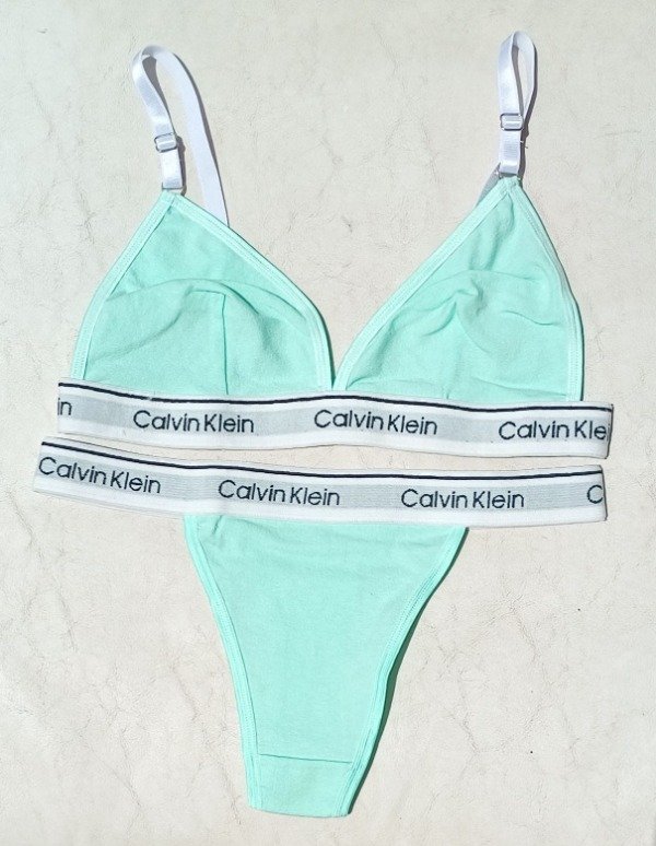 Producto - Set Calvin Klein algodón - Verde Agua