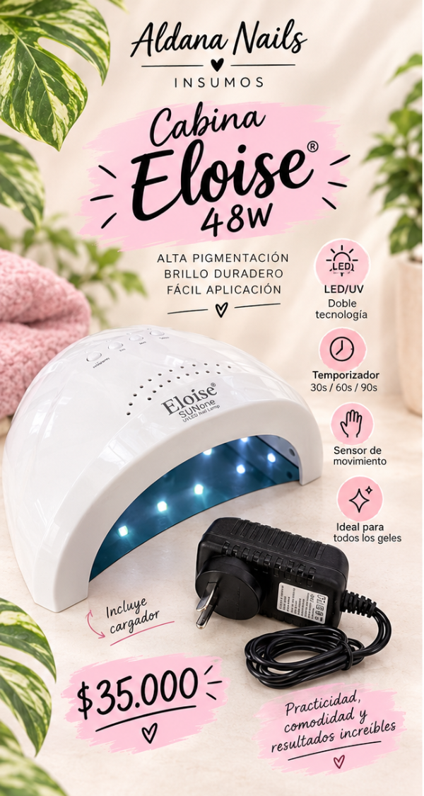 Producto - Cabina Eloise 48w con base metálica y cargador 220v - 0