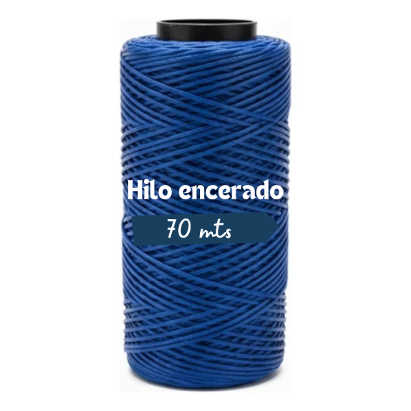 Producto - Hilo encerado azul