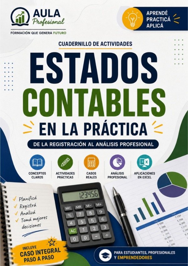 Producto - Cuadernillo de Actividades: ESTADOS CONTABLES (Edición 2026) - PDF Imprimible - 0