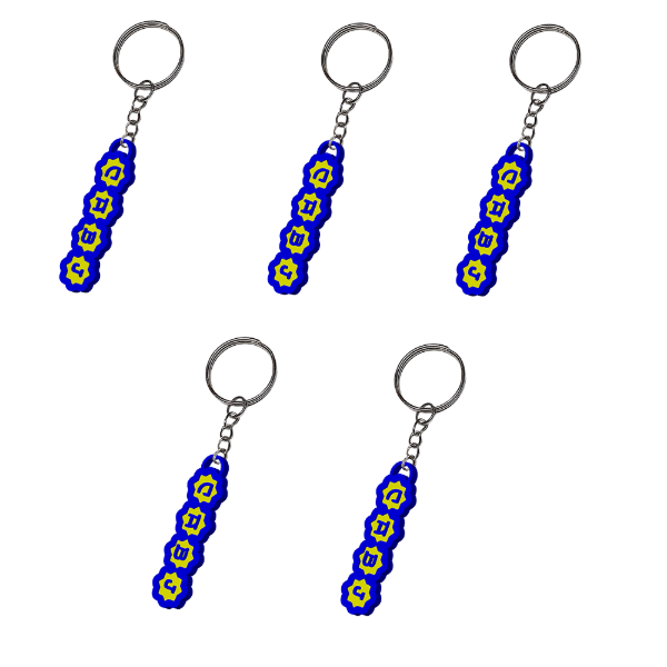 Producto - Llavero Souvenir 3d X 5u Boca Juniors Jgo 4