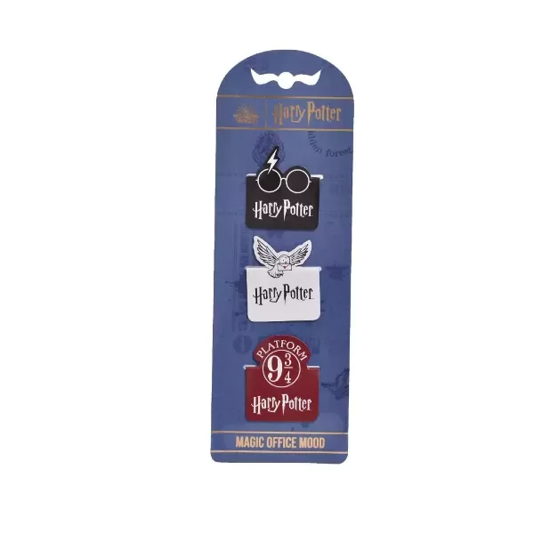Producto - Magnetic Bookmarks x3 "Harry Potter" - Mooving