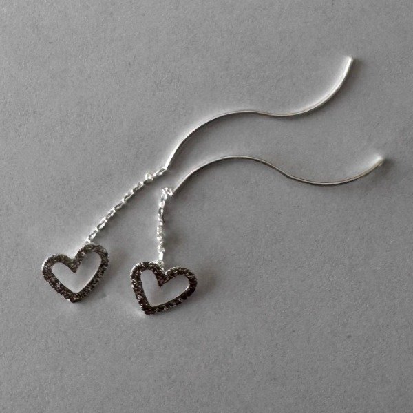 Producto - Aros Colgantes Corazón