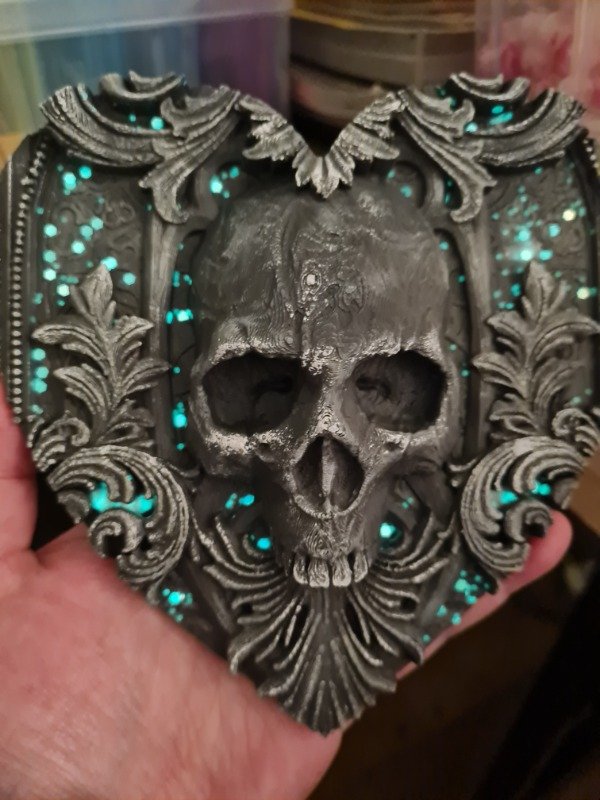 Producto - Cuadro Calavera Glow