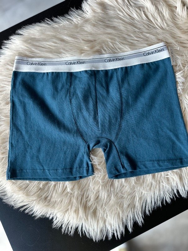Producto - BÓXER CALVIN KLEIN SIN CAJA PETRÓLEO