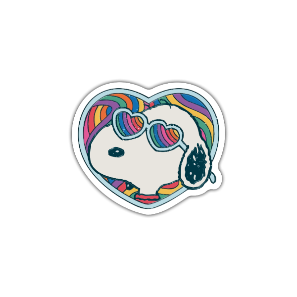 Producto - Snoopy Cool - Vinilo Blanco + Laca