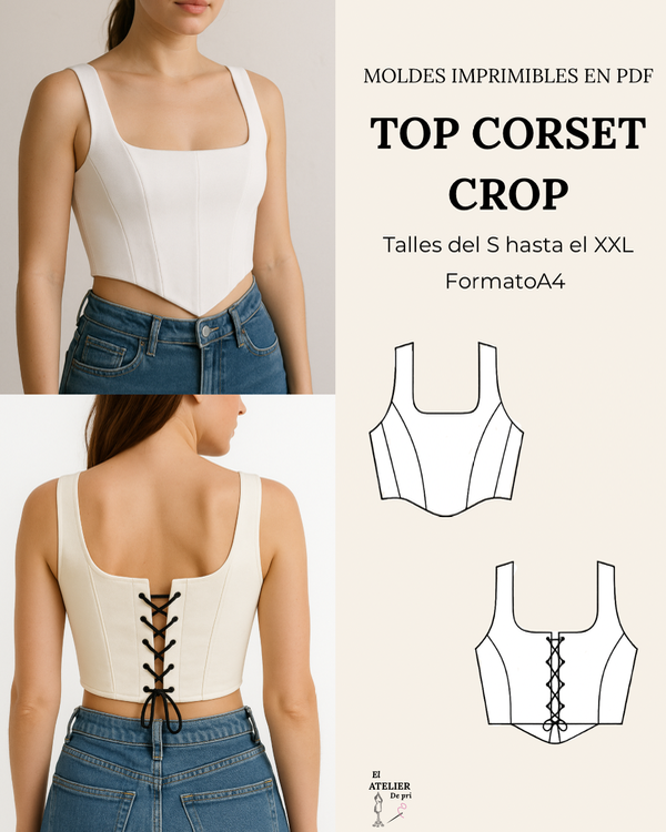 Producto - Top corset crop