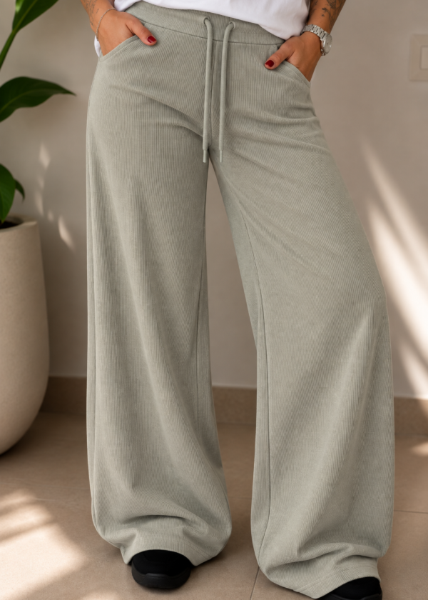 Producto - Pantalón Palazzo Mila - Verde salvia