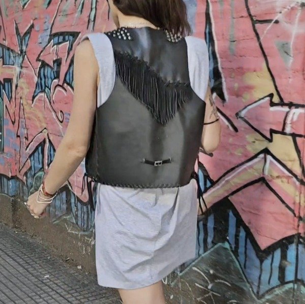 Producto - Chaleco de cuero ANTONI