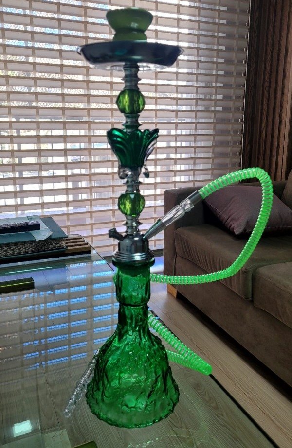 Producto - Narguile Shisha Pipa De Agua labrada 50cm - 8