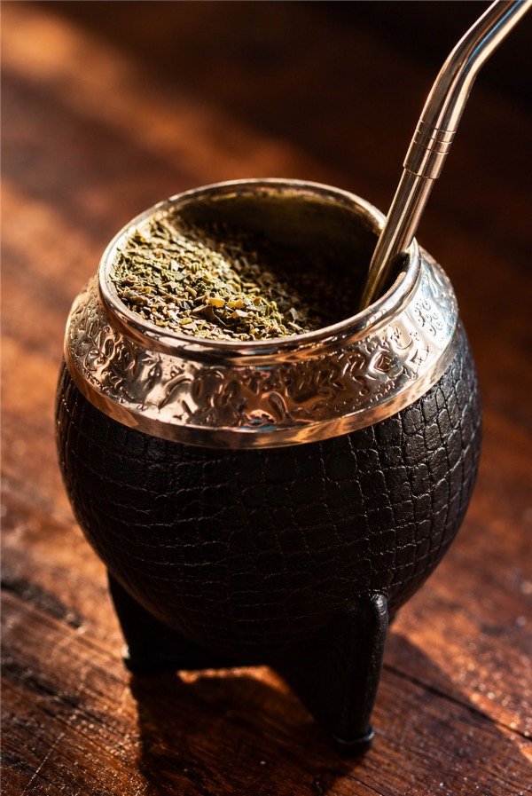 Producto - MATE TORPEDO CROCO CINCELADO NEGRO - 0