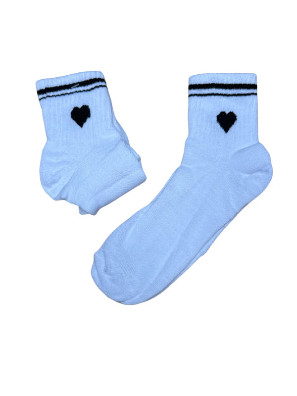 Producto - Par 1/4 Corazon Blanca