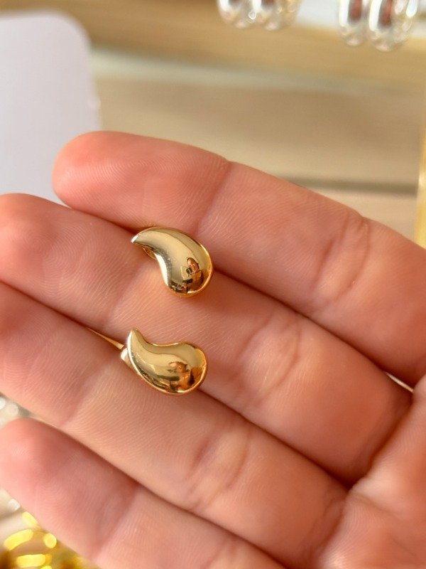 Producto - Aros Gota Dorados