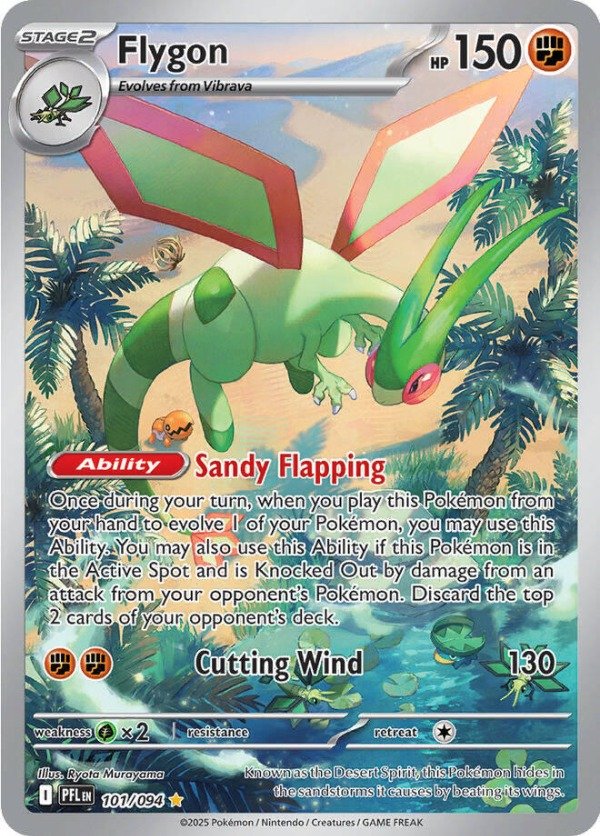 Producto - Pokemon Phantasmal flames Flygon 101/094 Full Art