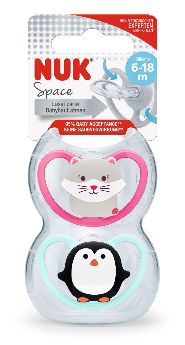 Producto - Chupetes Space Nuk 6-18m x2