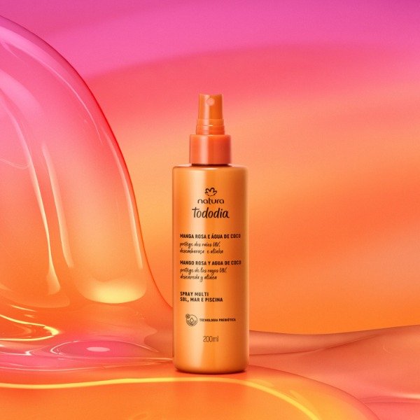 Producto - Spray Multi Sol, Mar y Piscina Tododia Mango Rosa y Agua de Coco 200 ml - Natura