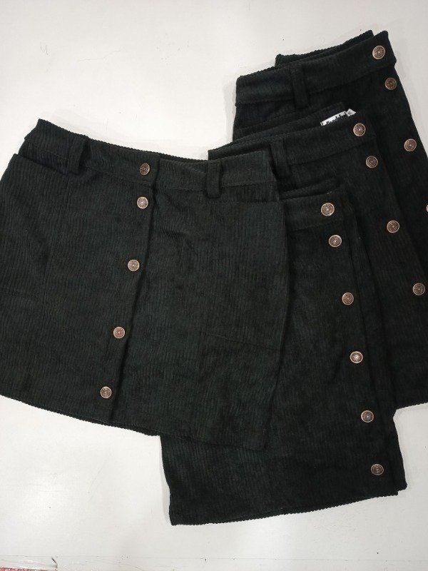 Producto - Falda corderoy negro