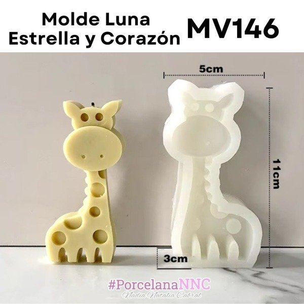 Producto - Molde de Jirafa grande MV146
