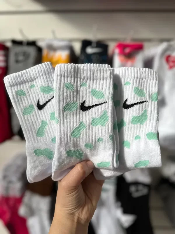 Medias 3/4 nike vaquita verde
