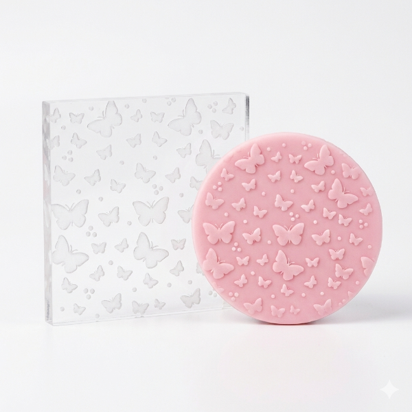 Producto - Molde Texturador Acrilico Mariposas