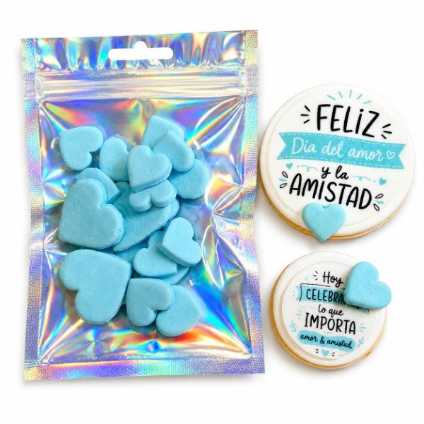 Producto - SPRINKLES CORAZONES CELESTES X 20
