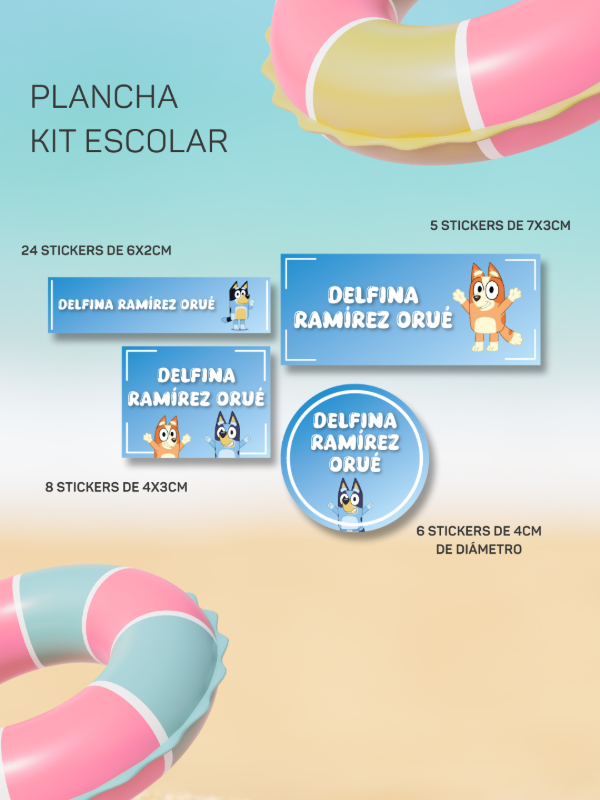 Producto - Set Stickers Escolares