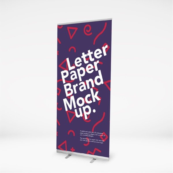 Producto - Banner 85x200cm + Portabanner Roll-Up incluido