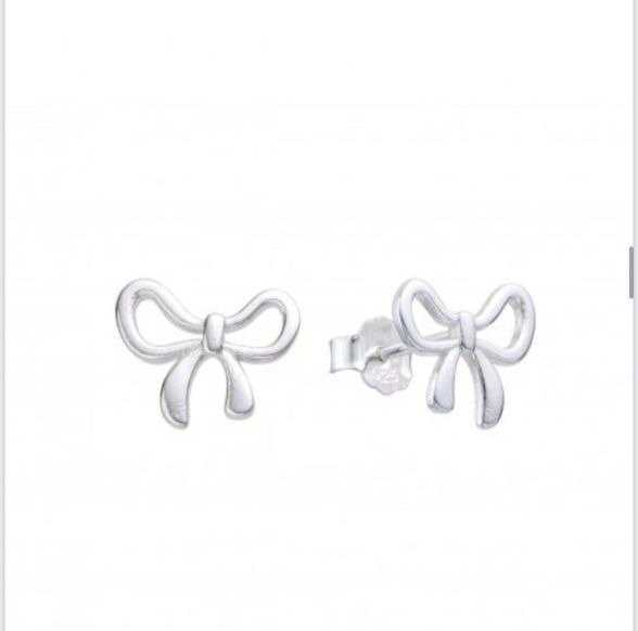 Producto - Aros Moñitos Plata-925- Par