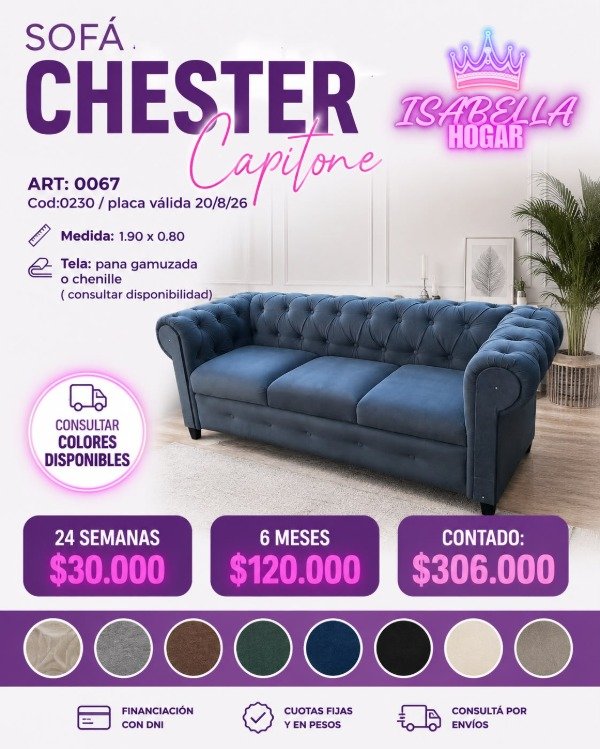 Producto - SOFA CHESTER - 0