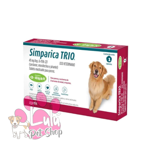 Producto - SIMPARICA TRIO 20 A 40KG