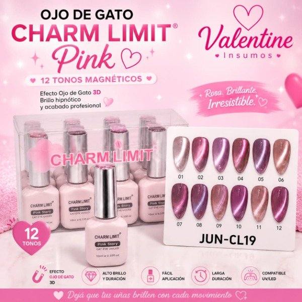 Producto - OJO DE GATO CHARM LIMIT PINK - 0
