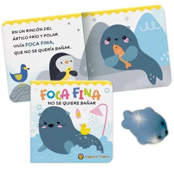 Producto - FOCA FINA NO SE QUIERE BAÑAR - BURBUJAS Y LUCES
