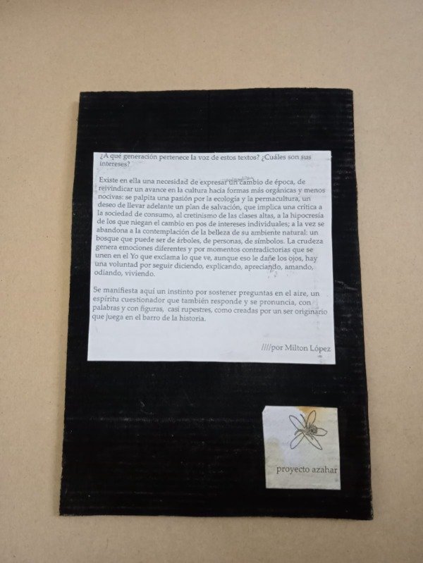 Producto - Bosque crudo bello - Julián Drisaldi - Proyecto Azahar 2014 - 1