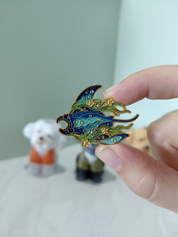 Producto - Pin metalizado - Animales marinos #3264