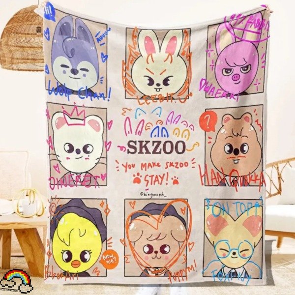 Producto - MANTAS DE POLAR SKZOO STRAY KIDS - 0