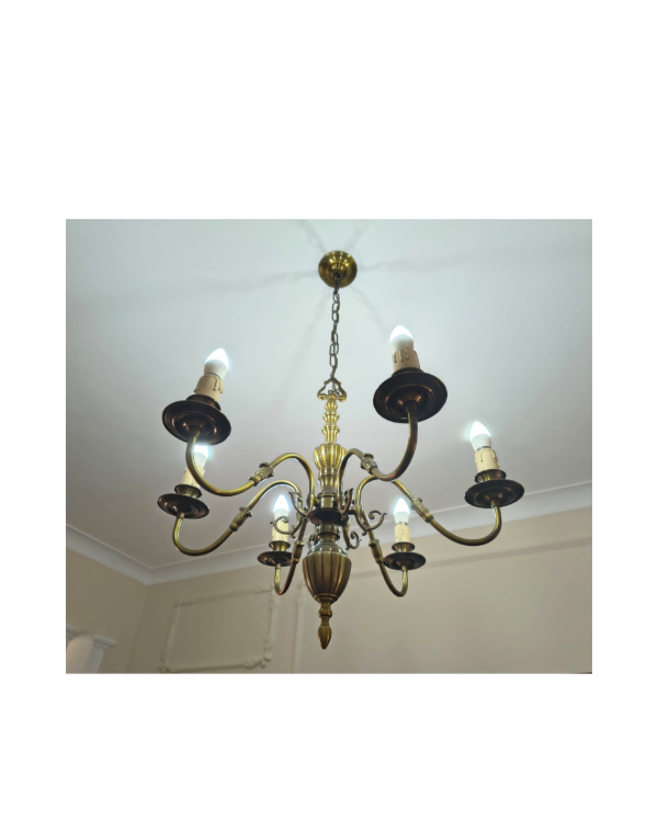 Producto - Lámpara araña de techo de bronce - Hay 2