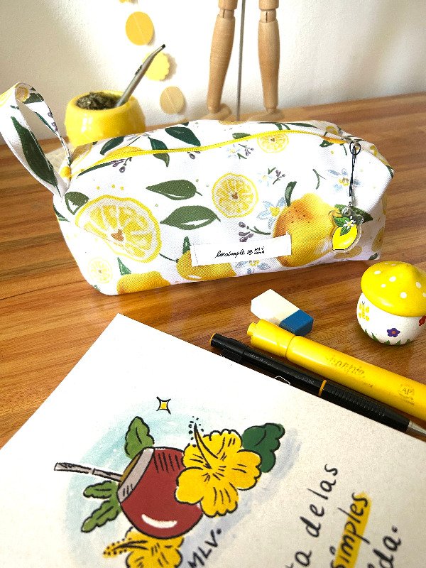 Producto - Cartuchera Neceser Limones