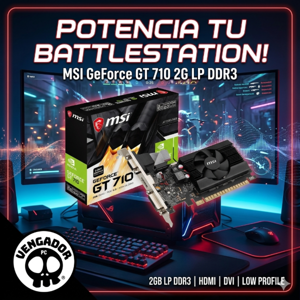 Producto - VGA MSI GeForce GT 710 2G LP DDR3